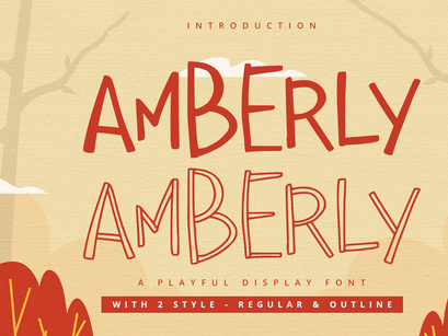 Amberly - Display Font