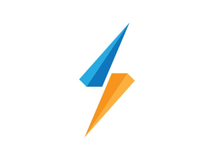 Lightning , Flash logo Template vector icon