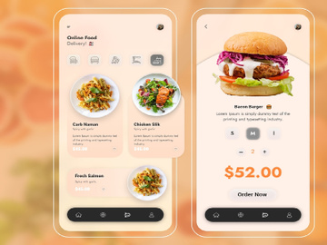 Food Delivery Mobile App Templates preview picture