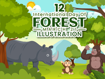 12 International Forest Day Illustration preview picture