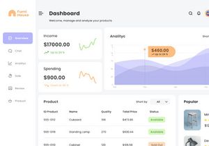 Furnihouse - Furniture Dashboard Admin UI Kit Template