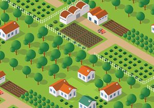 Seamless urban plan pattern map