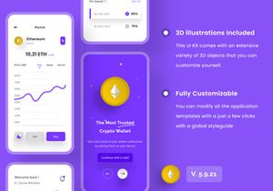 Crypto Wallet App Design