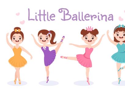 15 Ballet or Ballerina Illustration