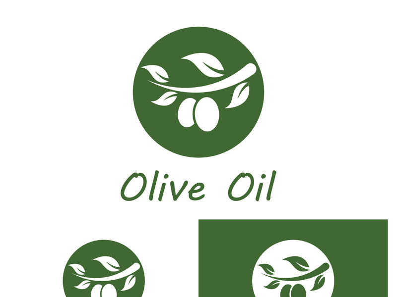 Olive fruit logo design.