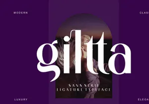 giltta sans serif font