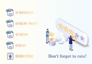 Outline : Business And Finance Icon Set