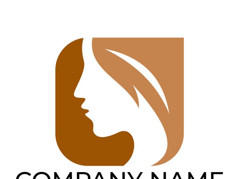 Green leaf logo design vector illustration
