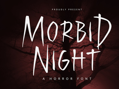 Morbid Night - Display Font