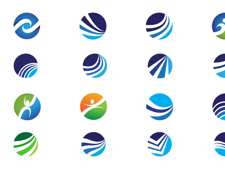 Business Finance World Logo Simple
