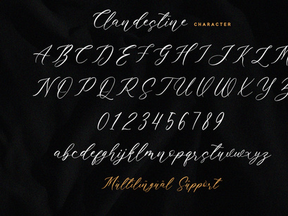 Clandestine - Handwritten Font