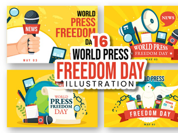 16 World Press Freedom Day Illustration preview picture