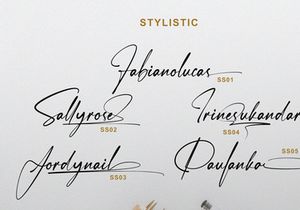 Janelotus - Signature Font