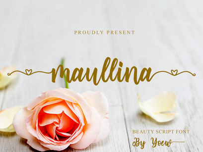 maullina script font