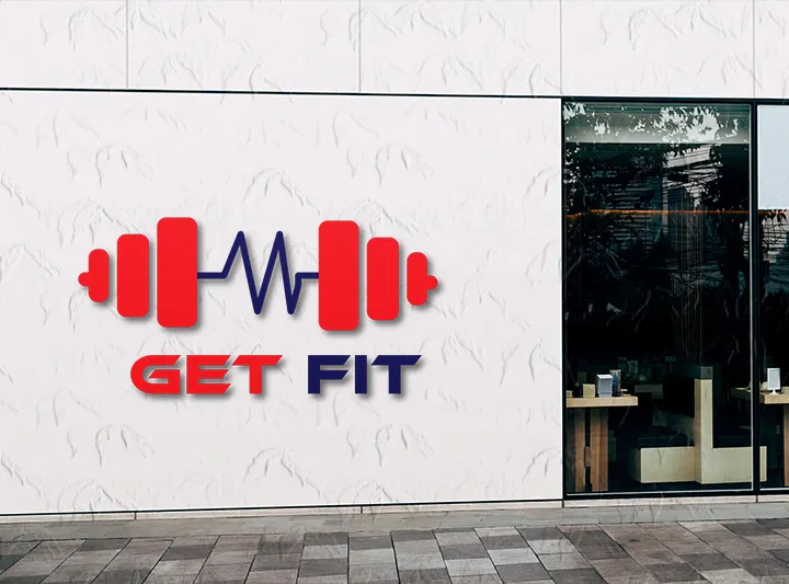 Dynamic Gym Logo Design for Fitness Brands