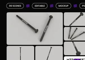 Long Nail Mockup