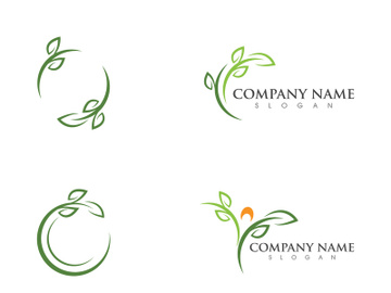 Logos of green Tree leaf ecology preview picture