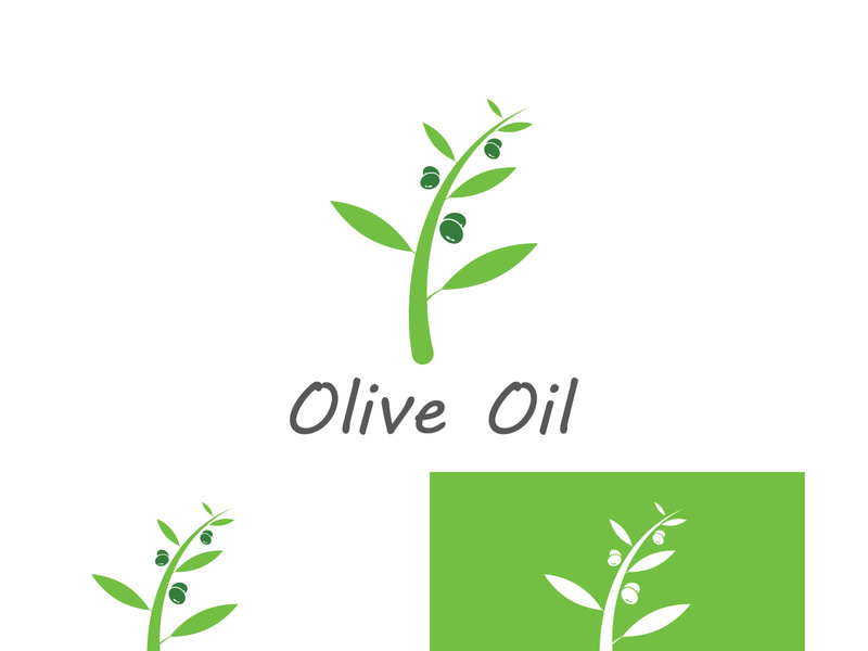 Olive fruit logo design.