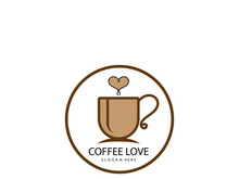 Coffee cup Logo Template vector icon design