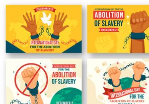 9 Day for the Abolition of Slavery Illustration