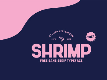 Shrimp - Free Typeface preview picture