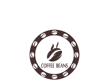 Premium coffee bean logo design. preview picture