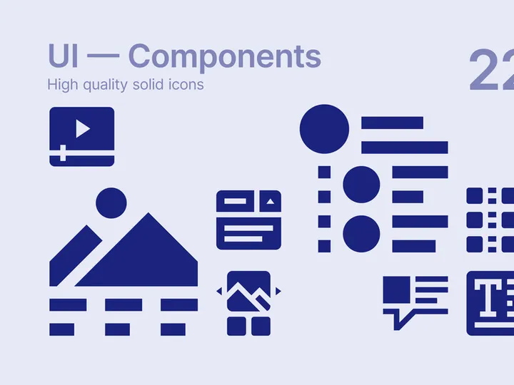 UI — Components Icons