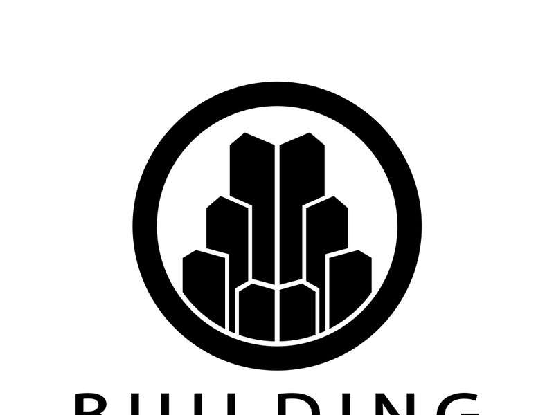 Building logo vector illustration design,Real Estate logo template, Logo symbol icon