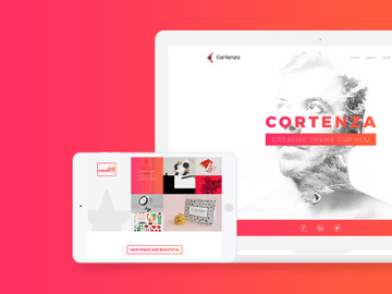 Cortenza - Creative Agency PSD Template preview picture