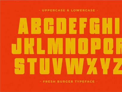Fresh Burger - Modern Display Font