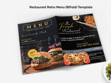 Restaurant Retro Menu Bifold-02 preview picture