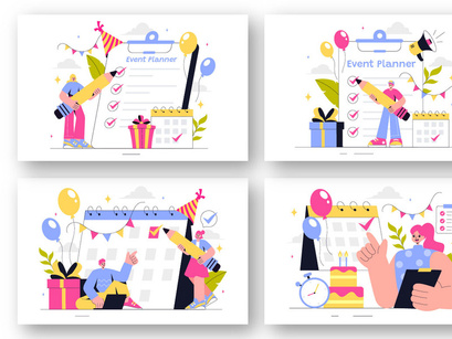 9 Event Planning Illustration