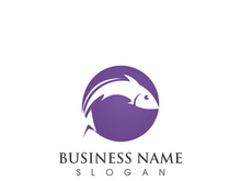 Fish logo and symbol vector symbols