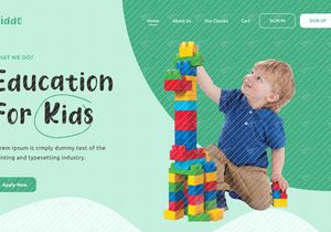 Kiddo Landing Pages UI Kit