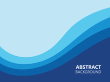 Blue wave water background wallpaper vector