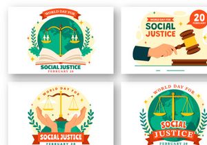 12 World Day of Social Justice Illustration