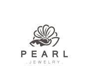 Pearl Shell or jewelry logo elegant and luxury beauty and fashion