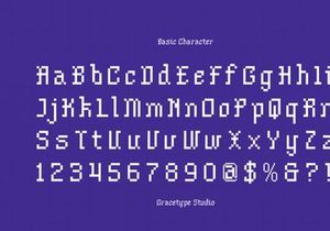 Shiver Glitch | Pixelated Font