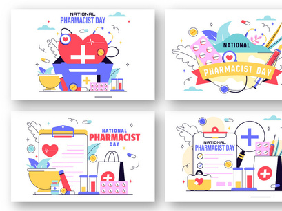 10 National Pharmacists Day Illustration
