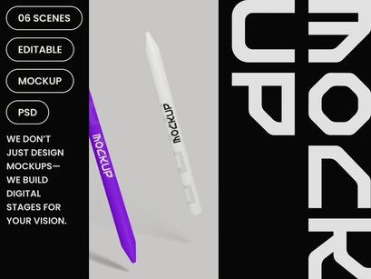 Pencil Tab Mockup