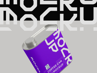Coffee Can Mockup