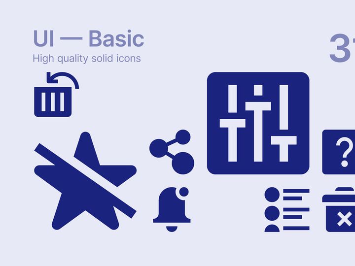 UI — Basic Icons #2