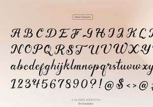 Calaris Deritta | Brush Handwritten Script