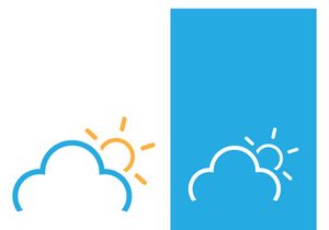 Creative and unique sun logo design.