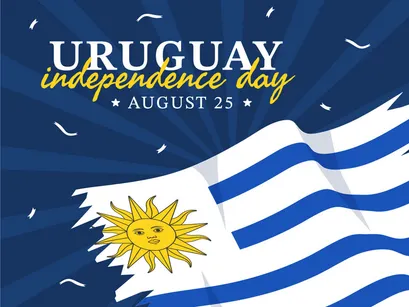 15 Happy Uruguay Independence Day Illustration