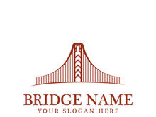 Bridge logo icon design and business symbol template
