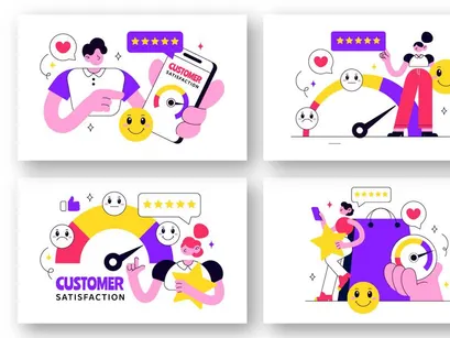 10 Customer Satisfaction Illustration