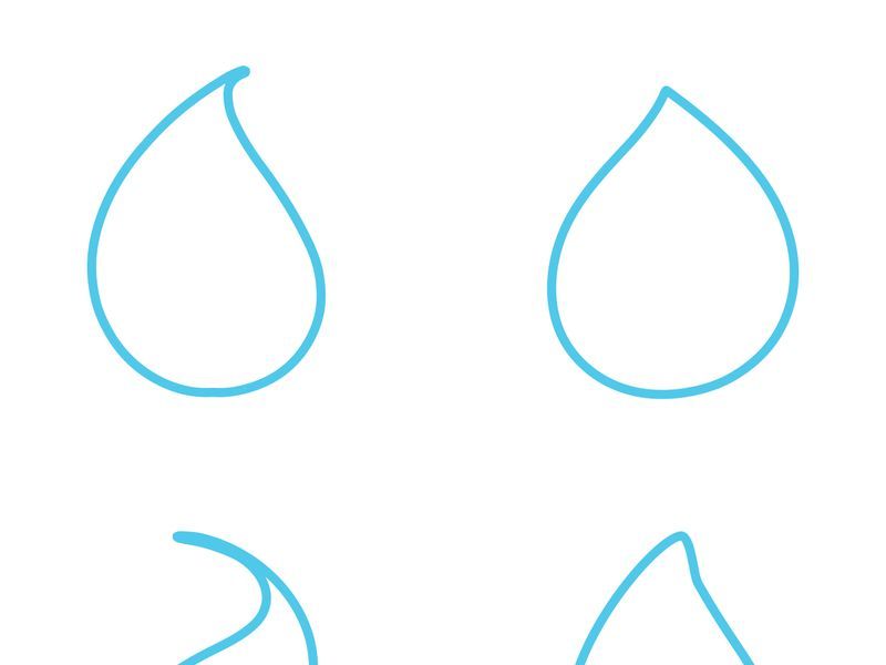 Waterdrop Logo Template vector
