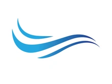 Water Wave Logo illustration design vector template