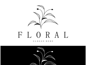 Elegant floral and leaf frame. Delicate botanical vector illustration for labels, spas, corporate identity, and wedding invitations preview picture